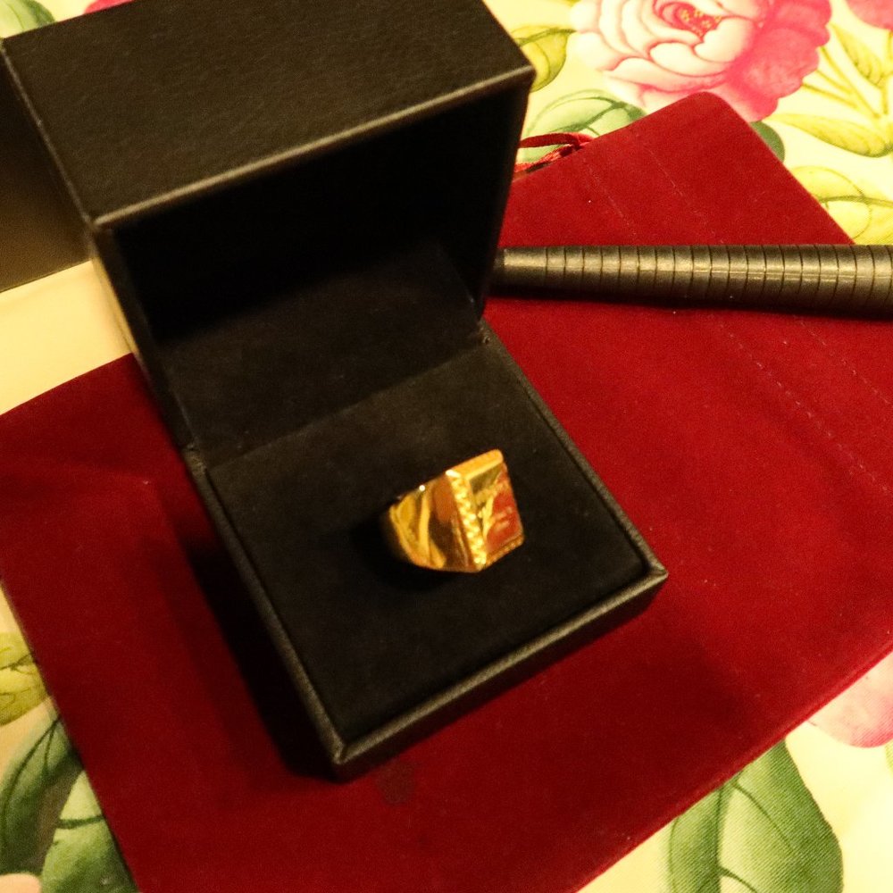 Versace Commemorative Signet Ring